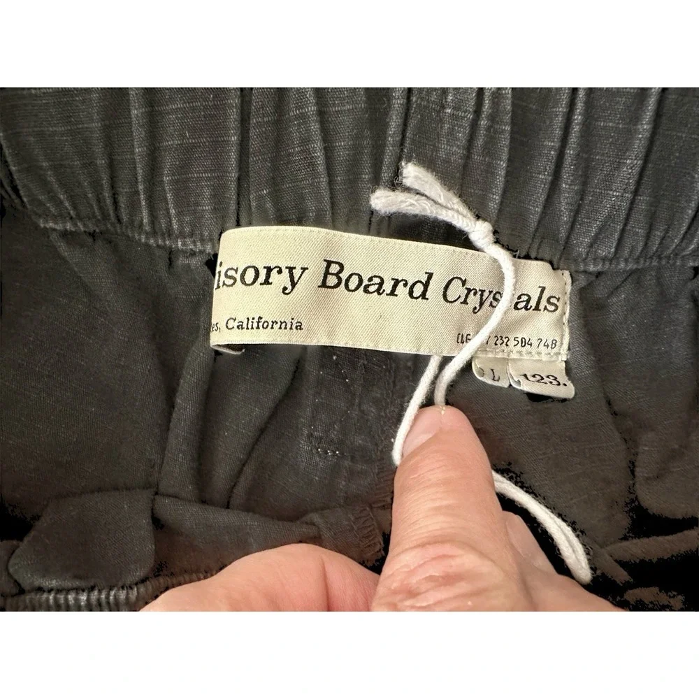 Advisory Board Crystals Abc 123 Ripstop Pants Mens Size Large Black Designer